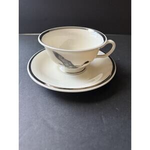 Wild Game Birds By Castleton China Cup And Saucer Set Pintail Duck Made In USA